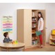 Lockable Tall Storage Cupboard